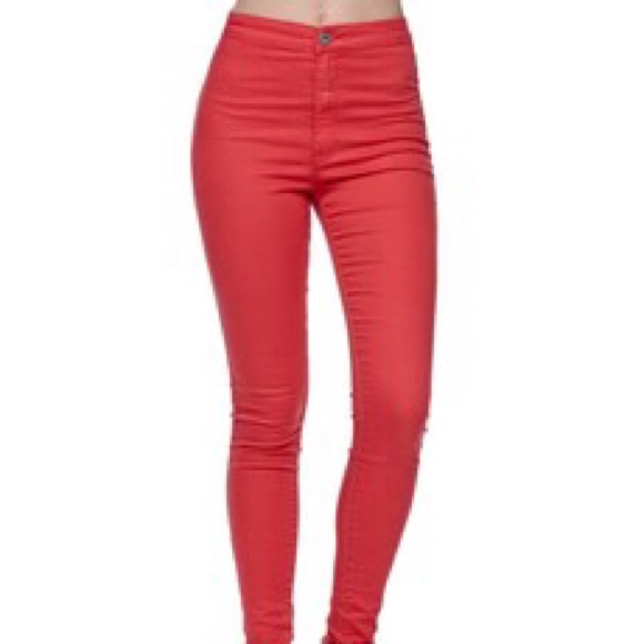 Bullhead Uber High Rise Skinniest Hot Pink Jeans - Picture 1 of 3