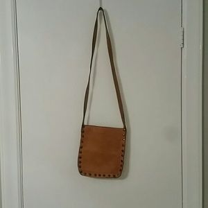 Tan Patricia Nash leather cross body