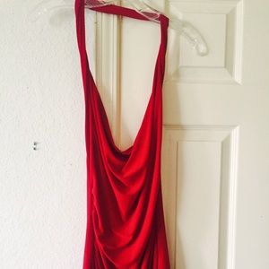 Sexy red dress
