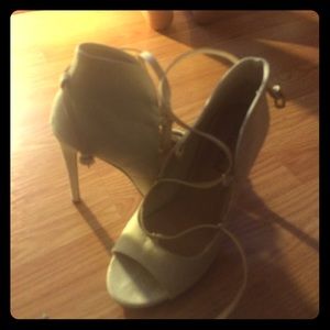 Cream colored heels