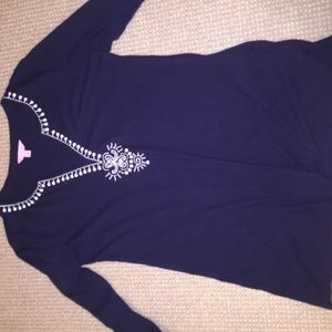 lilly pulitzer three quarters length shirt