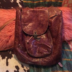 Patricia Nash leather backpack