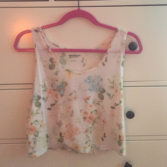 Flowy floral tank