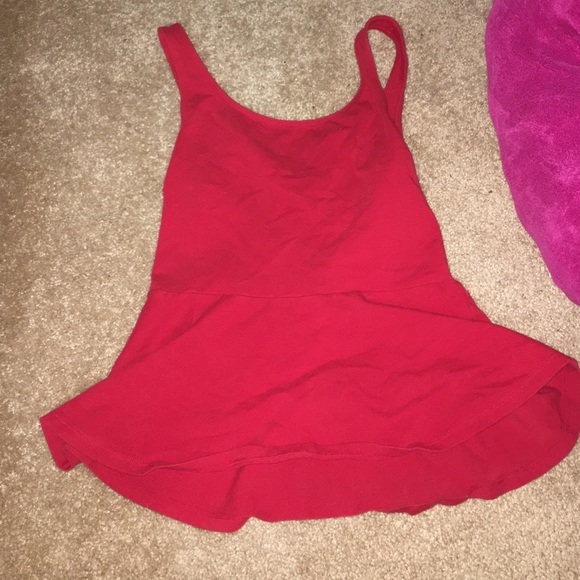 Red Peplum from express