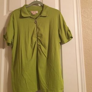 Michael Kors green t shirt