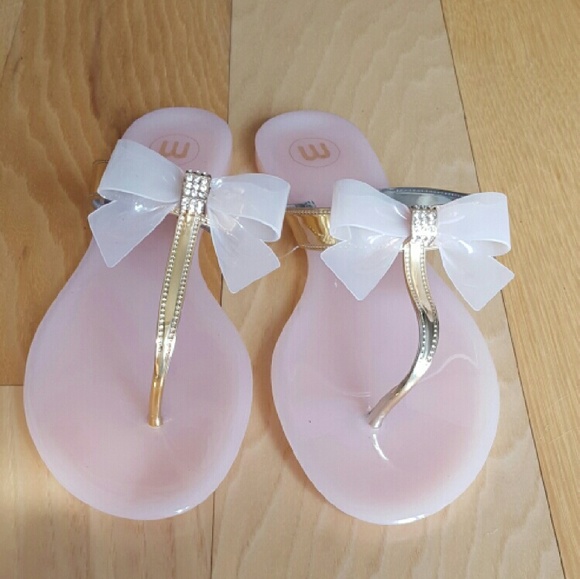 *New Just In** Nude Jelly Thong Sandal