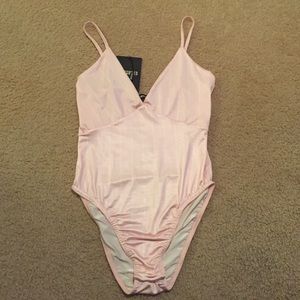 Pink bodysuit