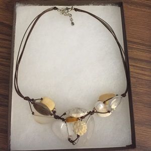 Silpada N2201 Quartz Bone Magnesite Necklace