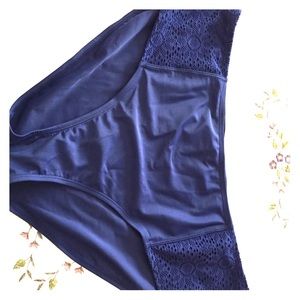 Hipster blue swimsuit bottoms!!