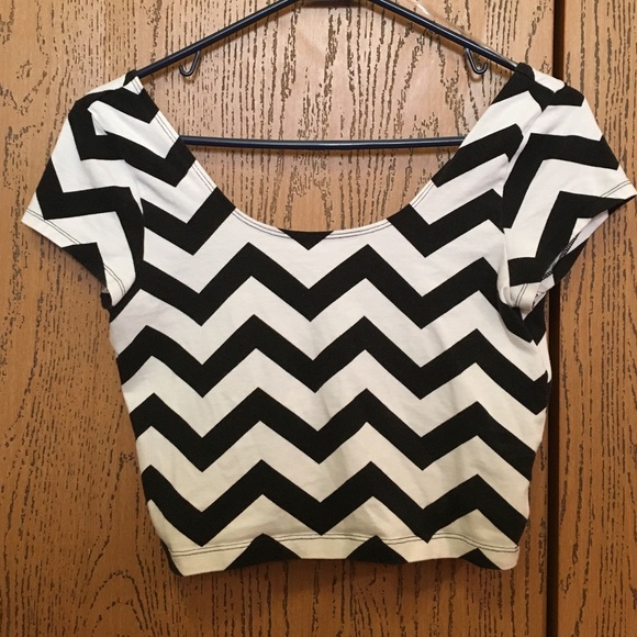Chevron crop top