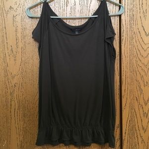 Charcoal American eagle top