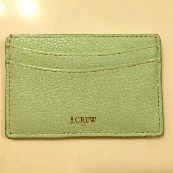 JCrew Card holder- Mint