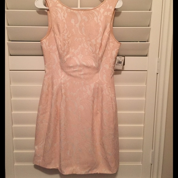 Aidan Mattox pink lace cocktail dress size 8