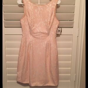 Aidan Mattox pink lace cocktail dress size 8