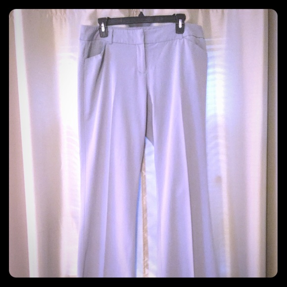 12 - Light Grey - Express dress pants