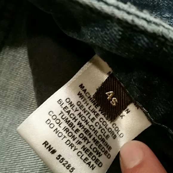 EXPRESS fade wash skinny jeans - Picture 3 of 4