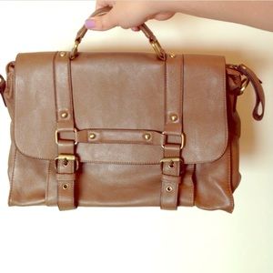 ❗️Vintage Style Tan Satchel