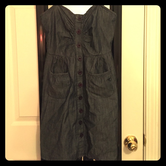 Button down denim dress - Picture 1 of 1