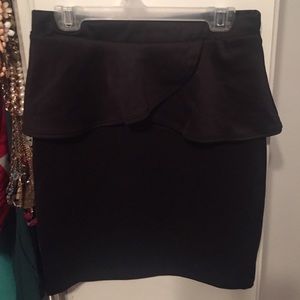Body con mini skirt.