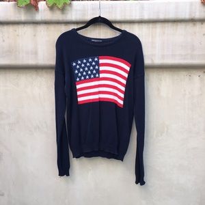 Brandy Melville American Flag Sweater