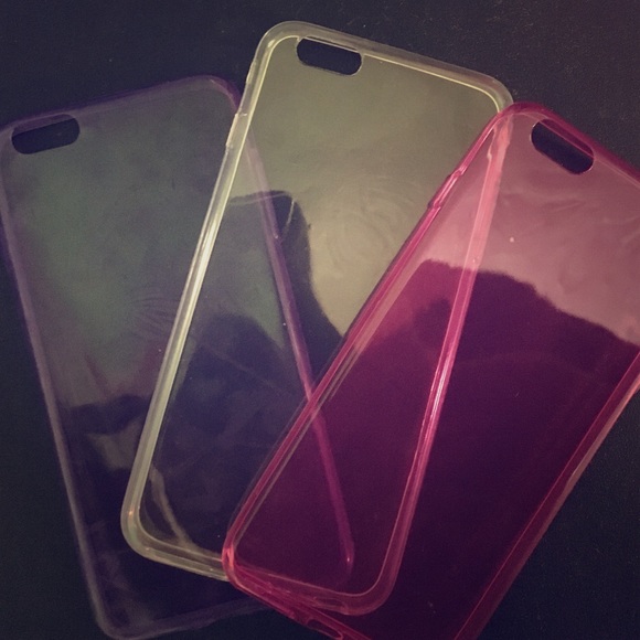 iPhone 6s Plus silicon phone cases *NEVER USED