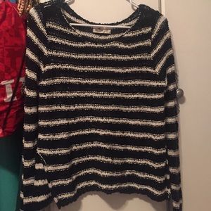 Cropped sweater.