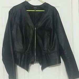 Faux Leather Jacket