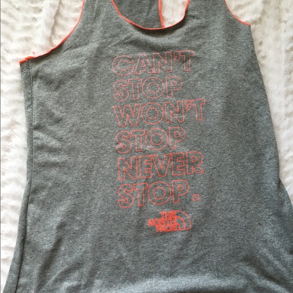 North Face workout shirt