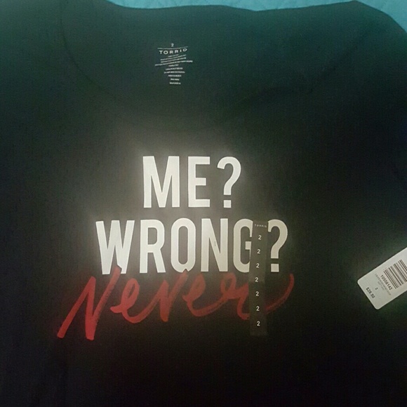 Torrid "Me Wrong..Never"