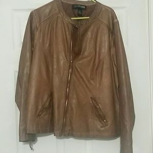 Moto Style Leather Jacket