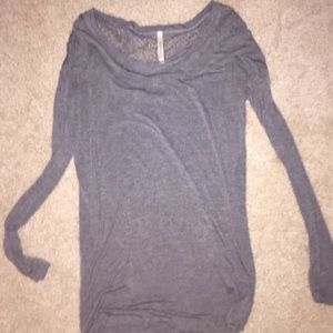 Cute grey long sleeve shirt