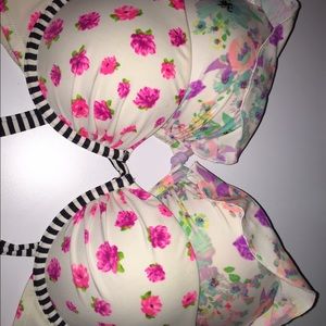 2 victorias secret push up bikini tops