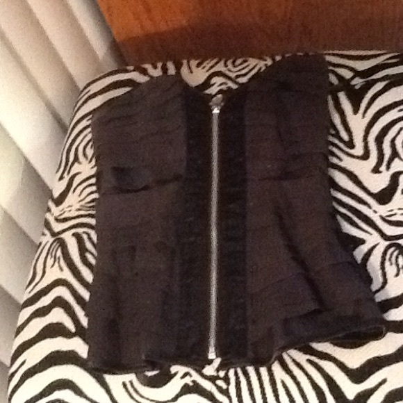 Charlotte Russe Black Corset