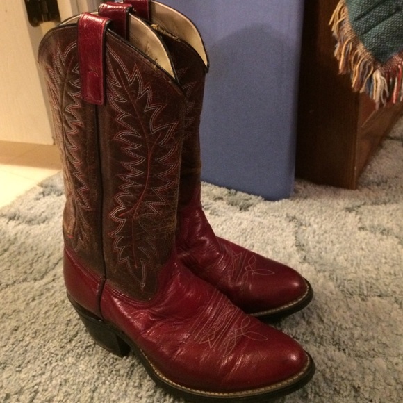Red cowgirl boots for sale