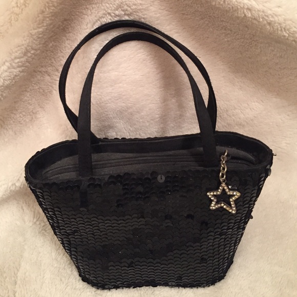 Black Sequin Purse