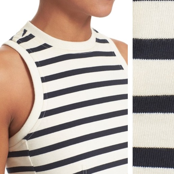 🎉HP🎉 Alexander Wang crop jersey striped crop top - Picture 3 of 4