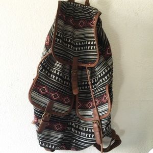 Aztec tribal backpack