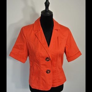 Cold water Creek short sleeve jacket blazer