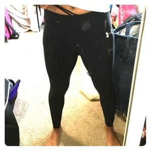 Under Armour long black workout spandex