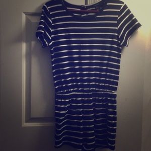 Black and white romper