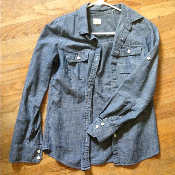 J. Crew chambray button-down shirt - Small
