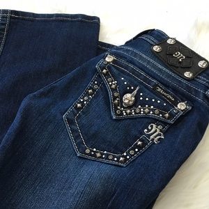 Embellished Miss Me Boot Cut Jeans💎