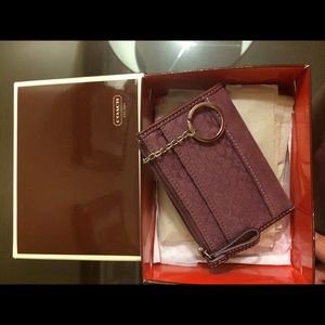 Coach ID/Credit Card Holder