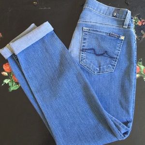 7 FOR ALL MANKIND Josefina BF crop jeans 23