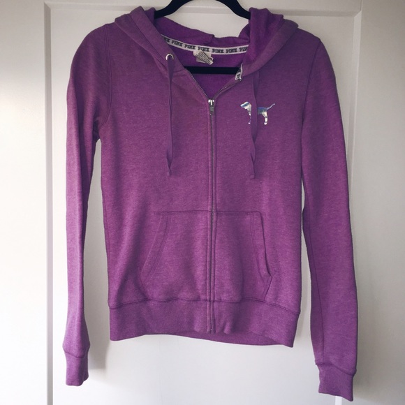 VS Purple Love Pink Hoodie
