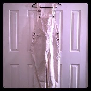 Rugby paint splatter cream overalls