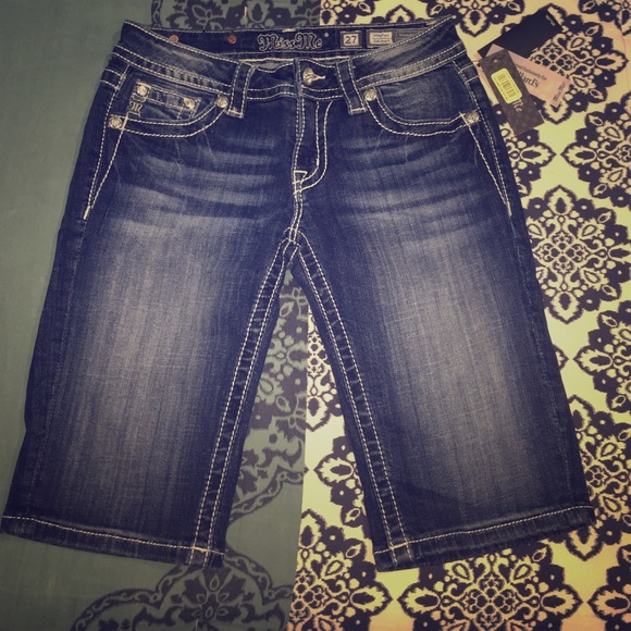 Miss Me Bermuda shorts