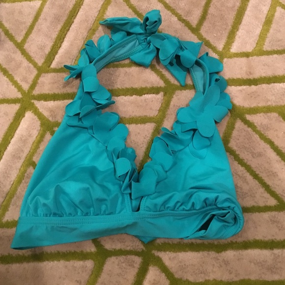 Kenneth Cole turquoise bikini top