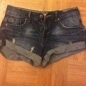 Forever 21 premium denim shorts