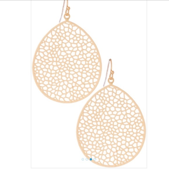 ✨Teardrop Cutout Earrings - Picture 3 of 3